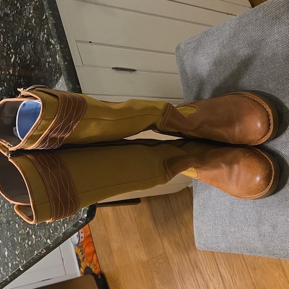 Timberland Brown and Tan Winter Boots